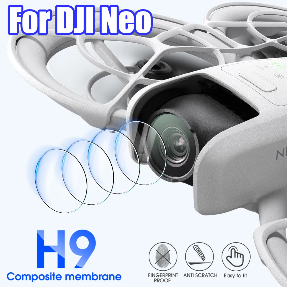 Camera Lens Protector - 10/5/1 ชิ้น แผ่นฟิล์มกระจกนิรภัยป้องกันเลนส์กล้องสำหรับโดรน DJI Neo ฟิล์มกันรอยขีดข่วนสำหรับเลนส์กล้อง