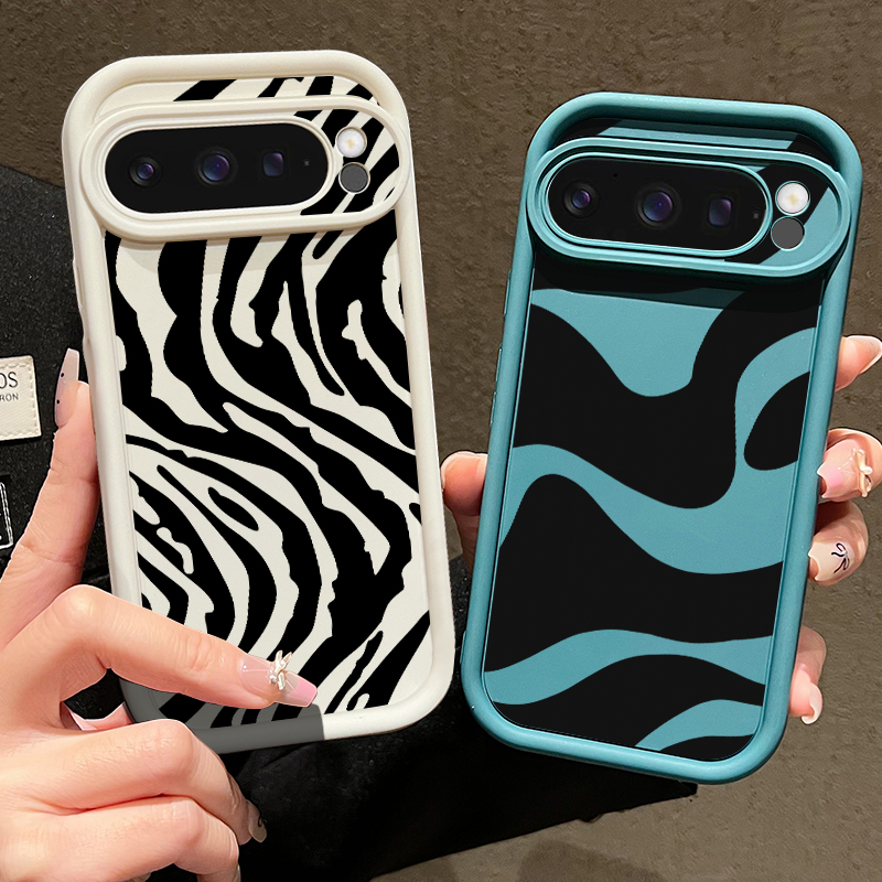 เคสโทรศัพท์ TPU ลายทางม้าลาย ส - Google Pixel 9 Pro บทวิจารณ์และราคา