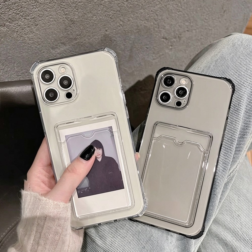 เคสโทรศัพท์แบบใส มีช่องใส่บัตร - Camera Lens Protector บทวิจารณ์และราคา
